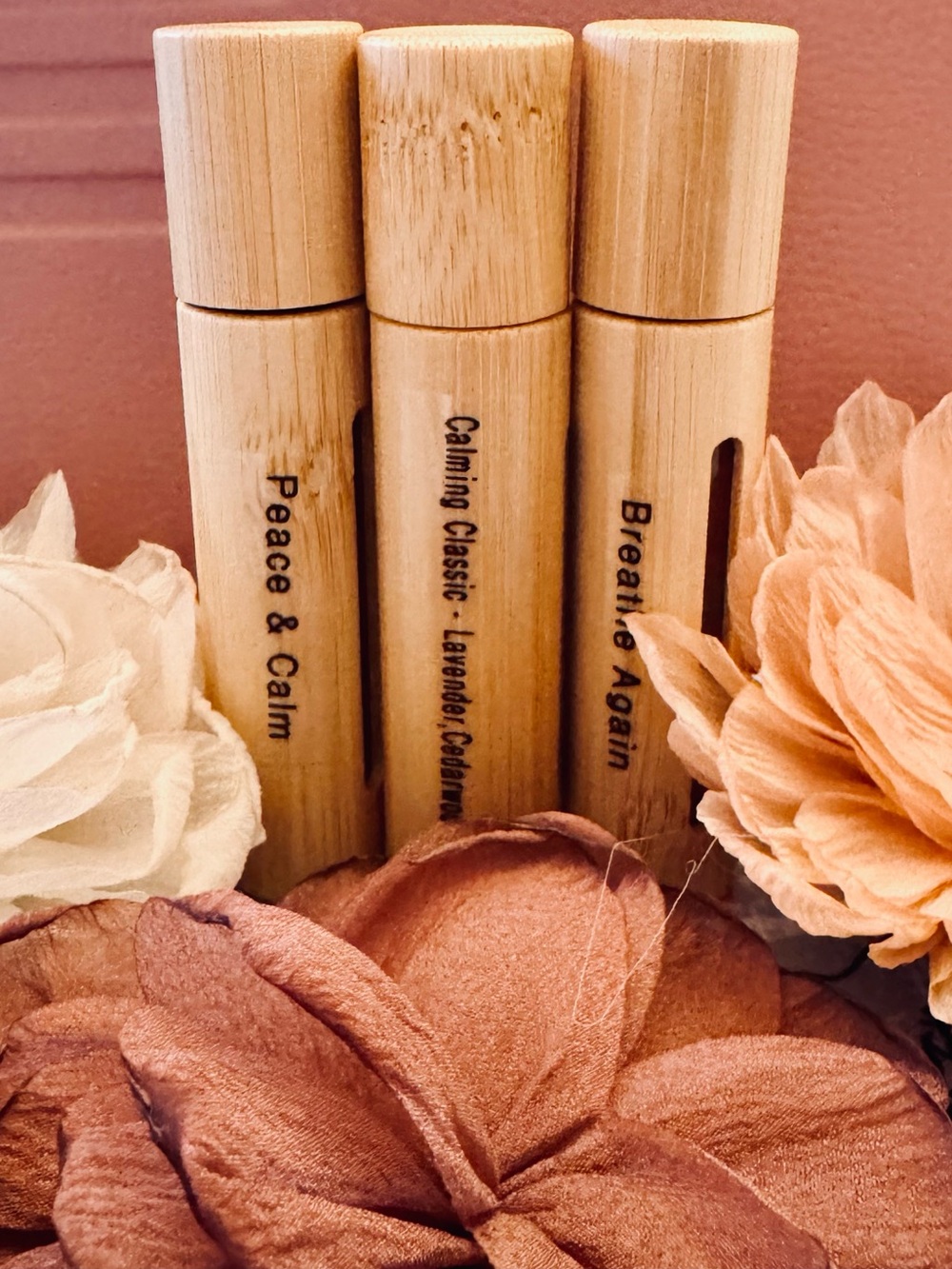 Custom Essential Oil Inhaler | Young Living | Bamboo Aromatherapy Inhaler